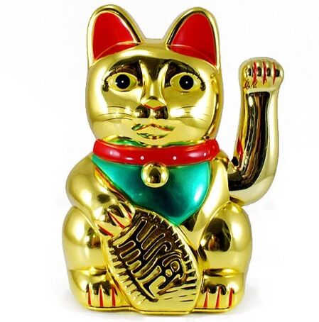 Figura del gato Maneki Neko